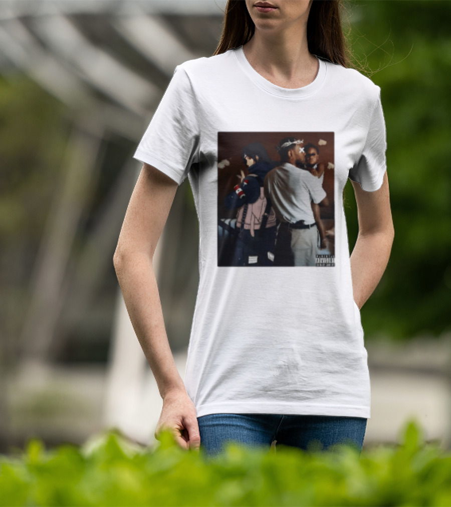 Mr Morale Kendrick Lamar Naruto Sasuke Collaboration T-Shirt