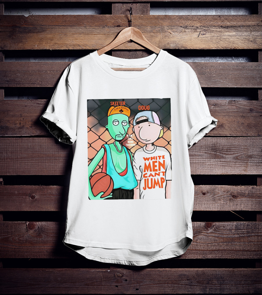 Skeeter Doug Basketball White Men Can't Jump Cartoon Characters T-Shirt