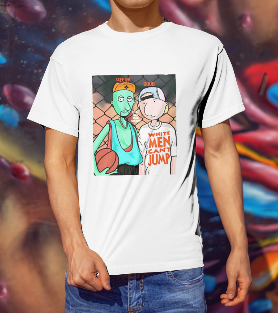 Skeeter Doug Basketball White Men Can't Jump Cartoon Characters T-Shirt