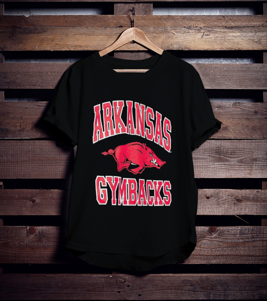 Arkansas Razorbacks Gymbacks Red Pig T-Shirt