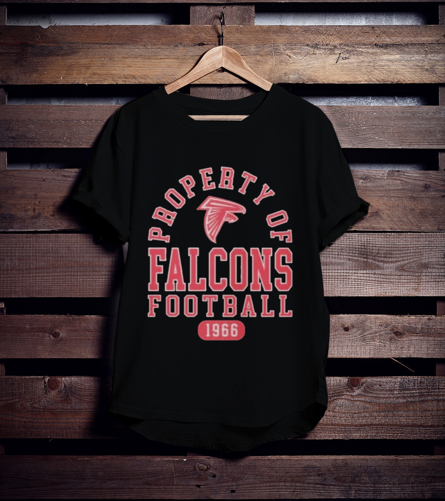 Property Of Falcons Football 1966 T-Shirt