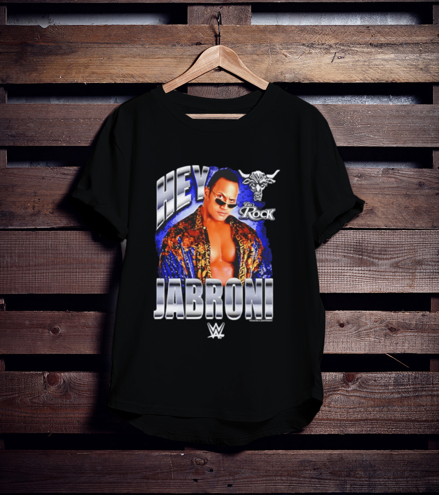 Hey Jabroni I'm Rock WWE Bull T-Shirt