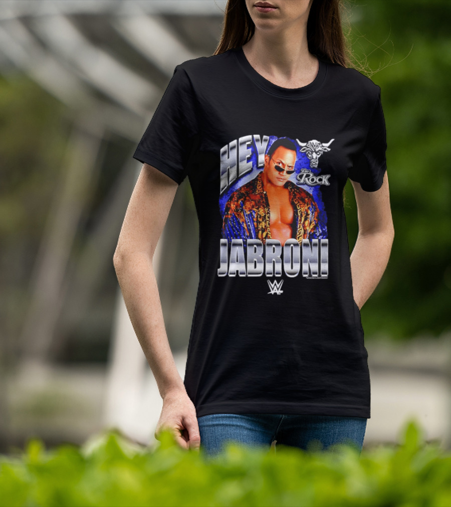 Hey Jabroni I'm Rock WWE Bull T-Shirt