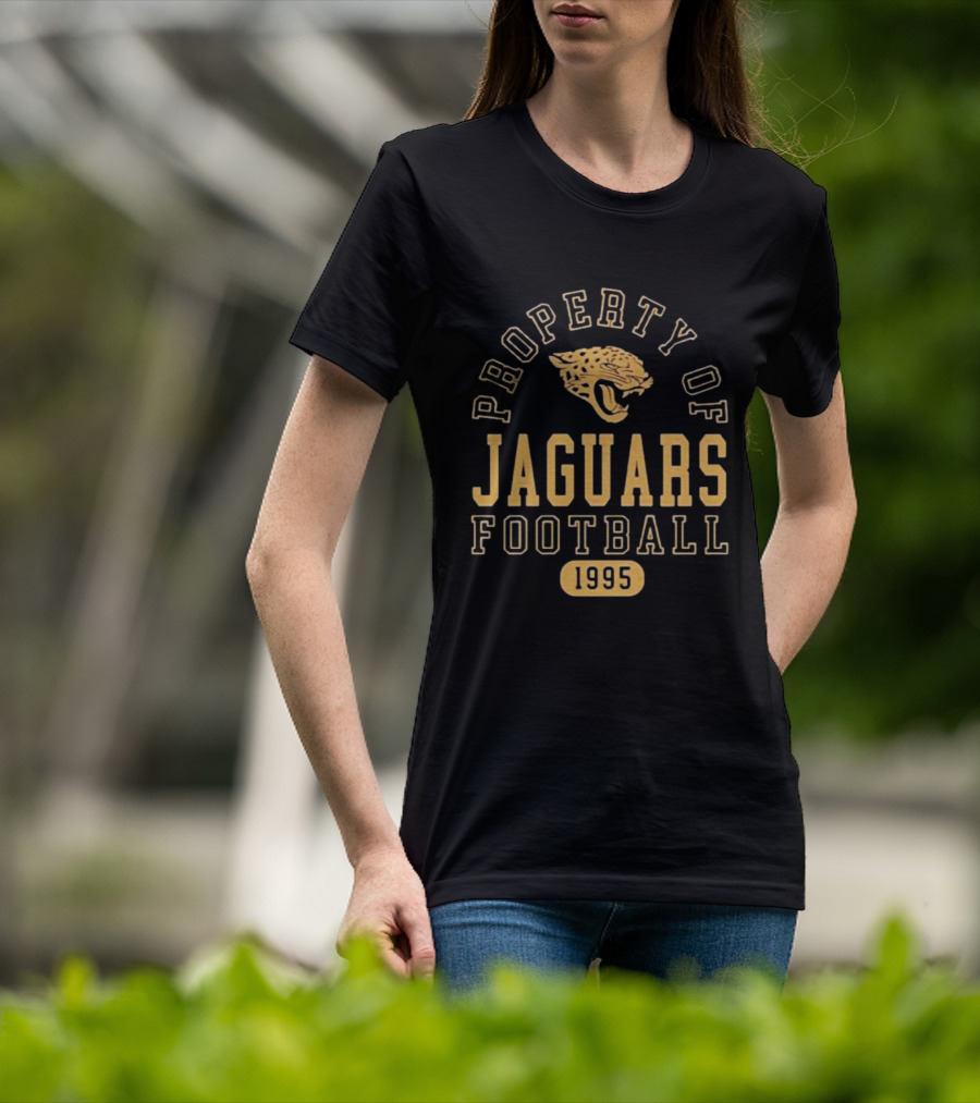 Property Of Jaguars Football 1995 T-Shirt