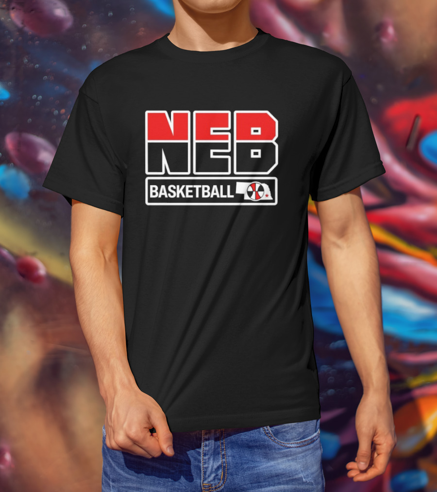 NEB Basketball Crewnecks Vintage Style Basketball T-Shirt