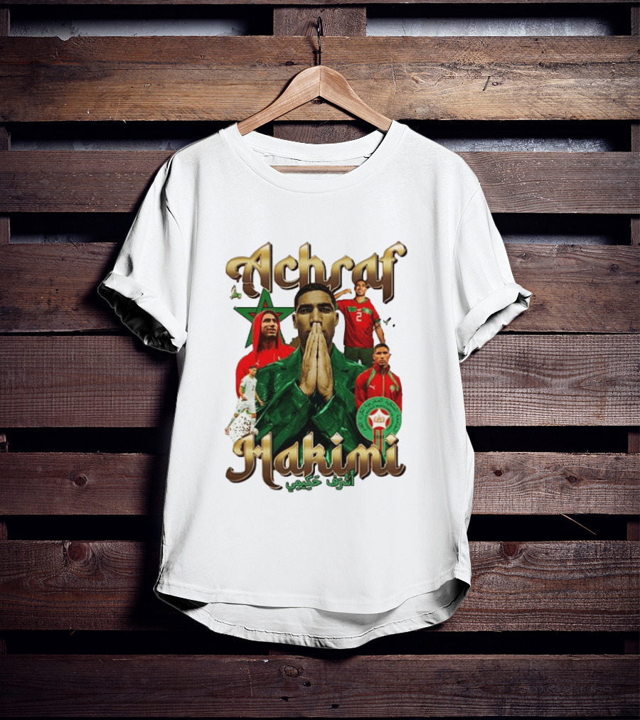 Achraf Hakimi Morocco National Team World Cup 2026 T-Shirt