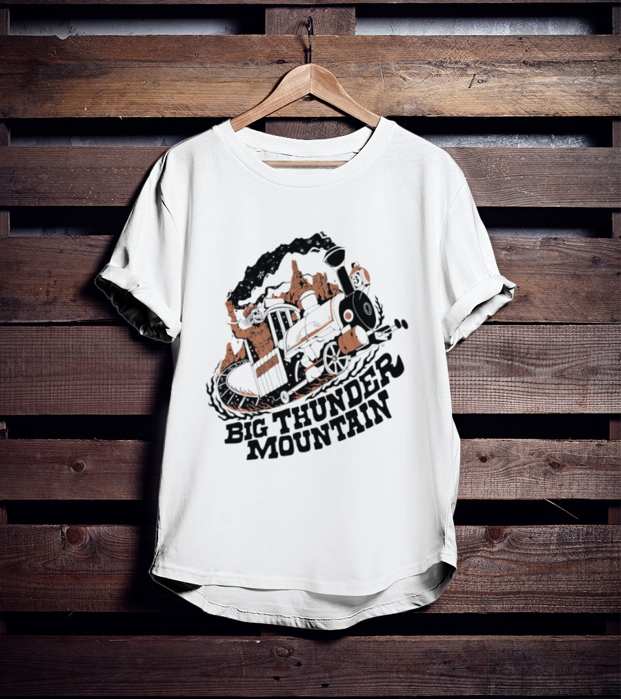 Big Thunder Mountain Railroad Skeleton Train Adventure T-Shirt