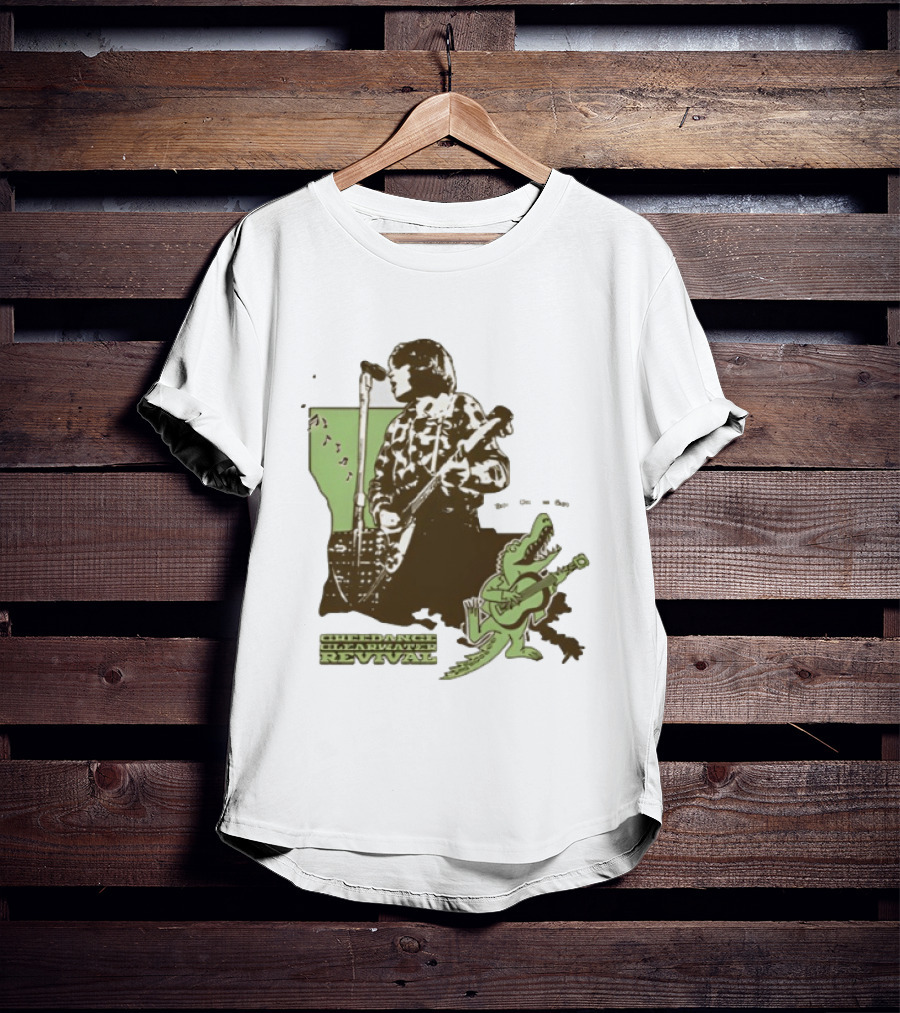 Creedence Clearwater Revival Bayou Vibes Swampy Riffs Pure CCR T-Shirt