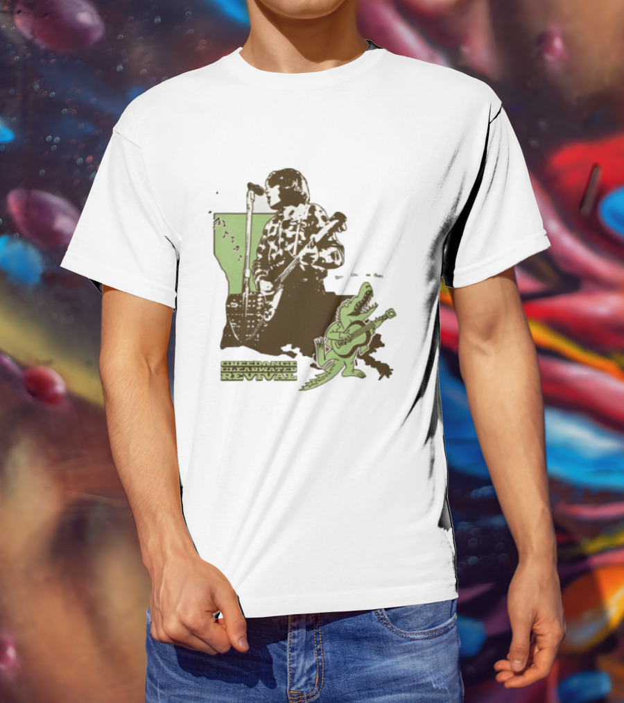 Creedence Clearwater Revival Bayou Vibes Swampy Riffs Pure CCR T-Shirt