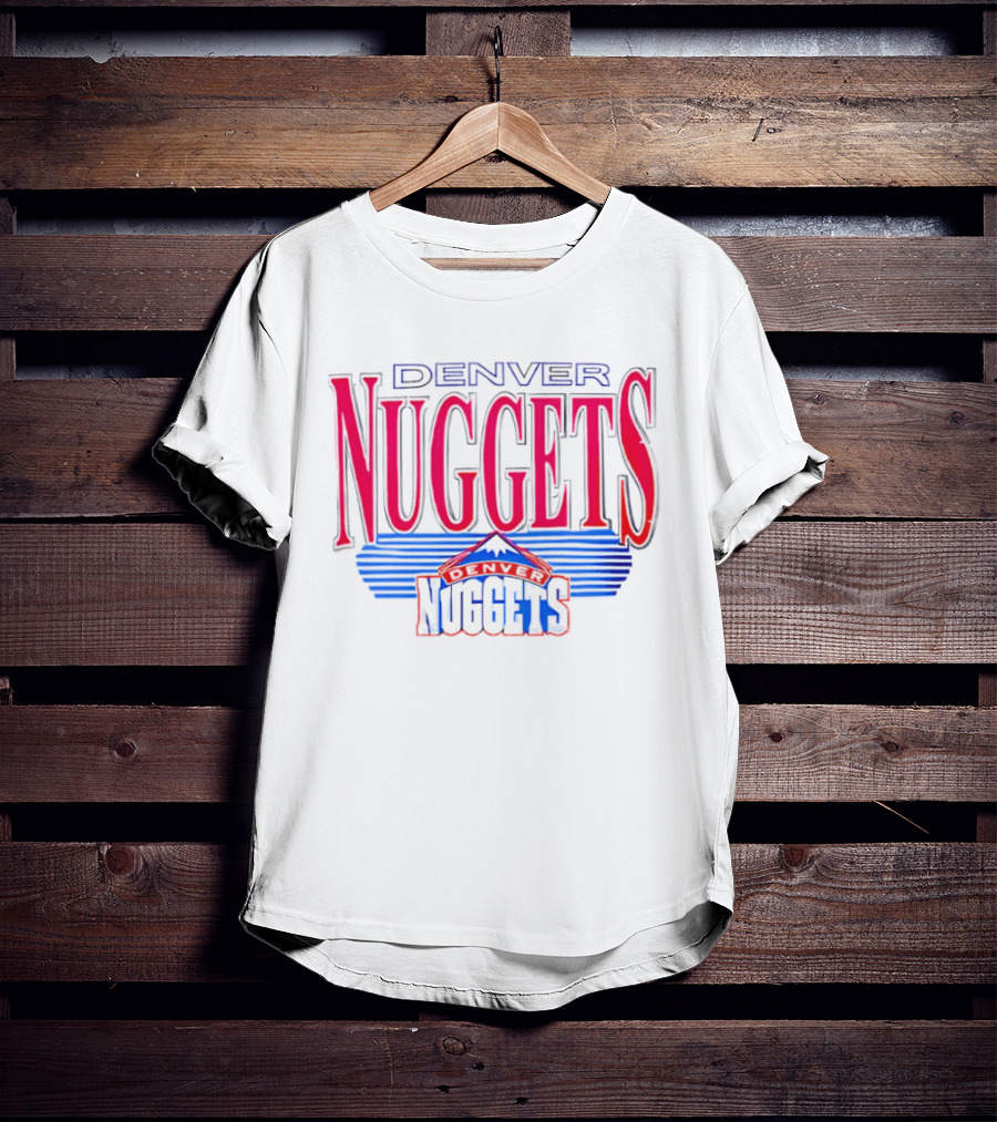 Denver Nuggets NBA Basketball Retro Style Vintage Logo Collection T-Shirt