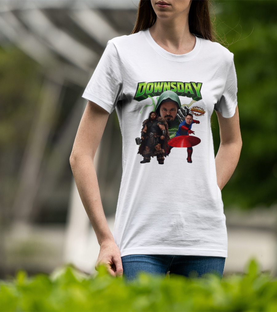 Downsday Assemble Superhero Team Avengers T-Shirt