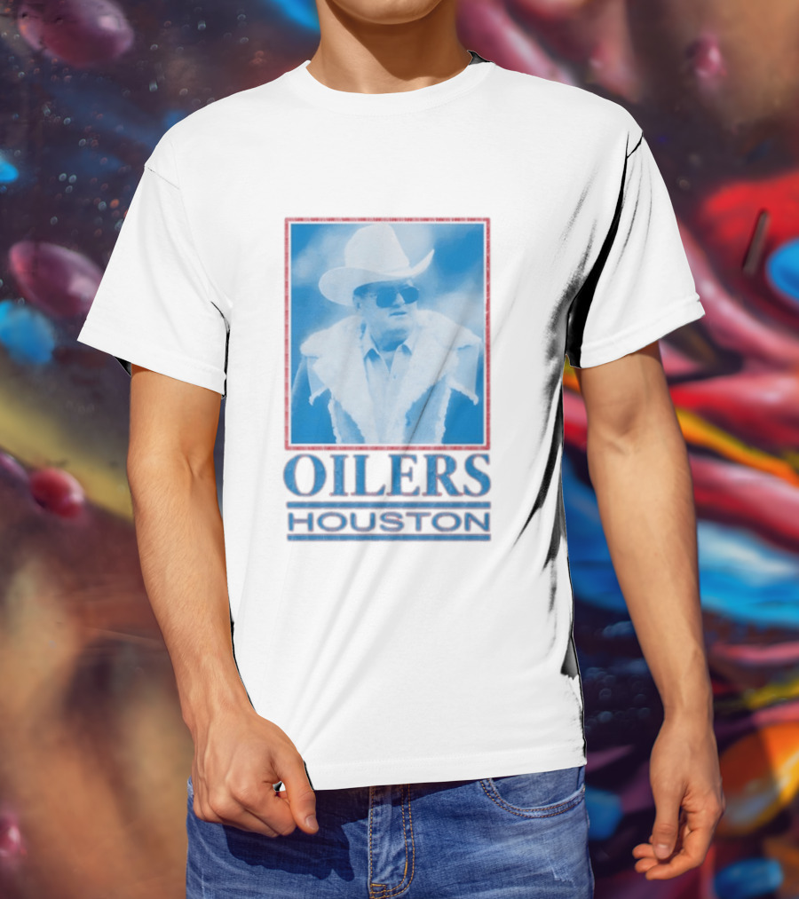 Houston Oilers Coach Bum Phillips T-Shirt
