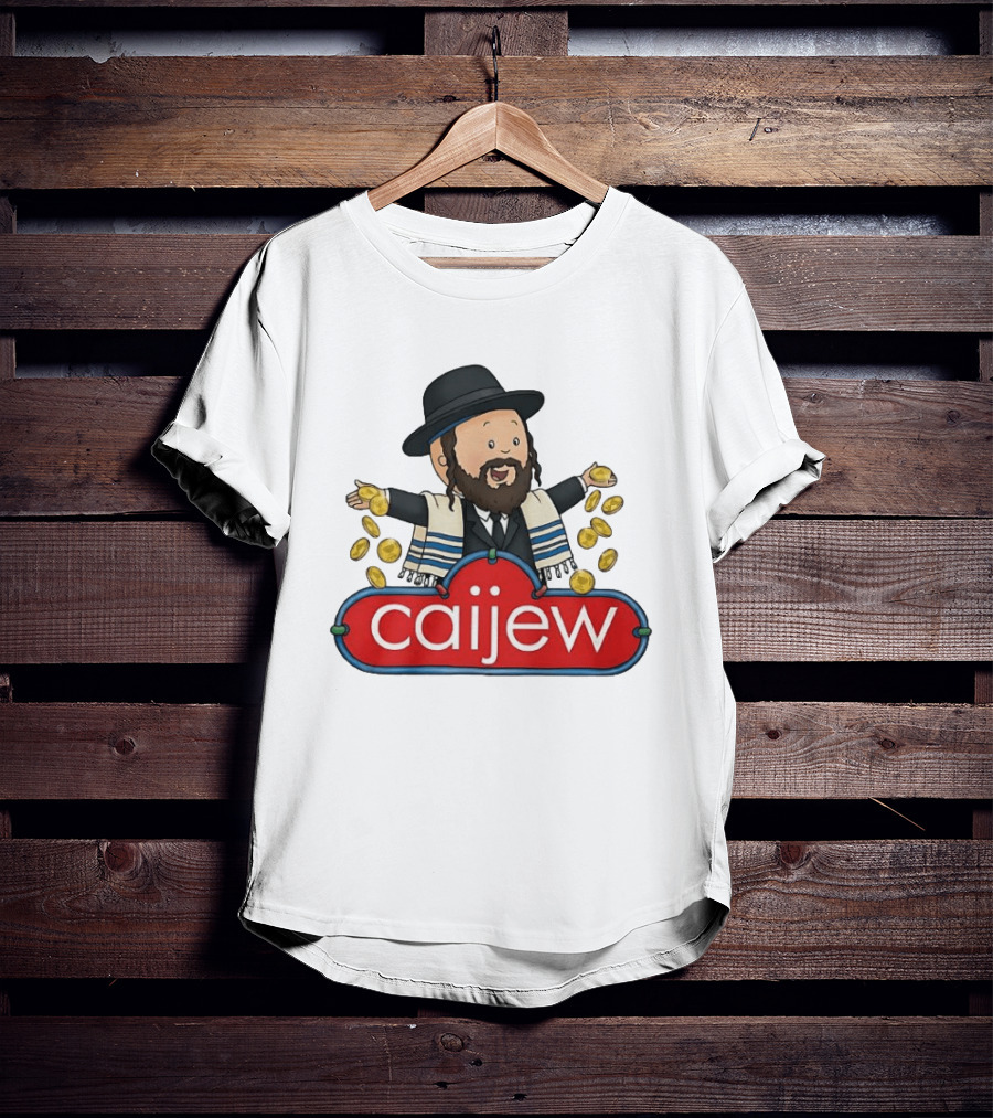 Jewish Caijew Meme Funny Rabbi Throwing Coins T-Shirt