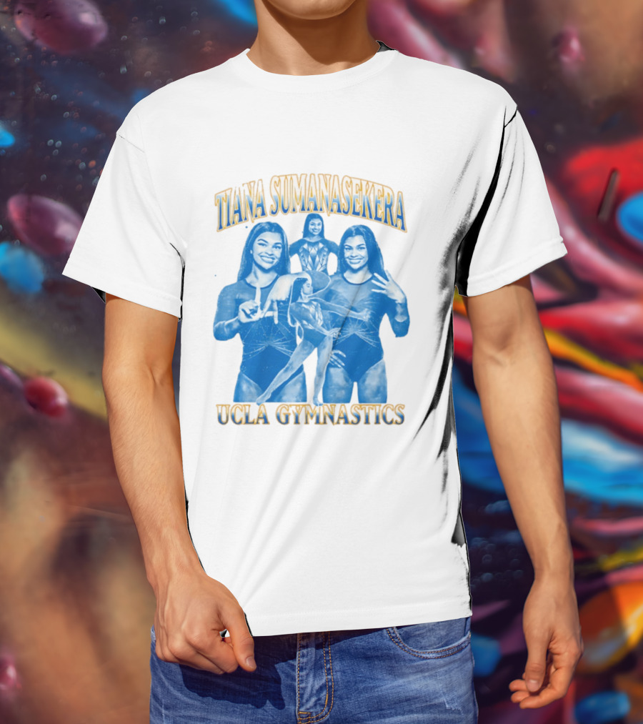 Tiana Sumanasekera UCLA Gymnastics Performance T-Shirt