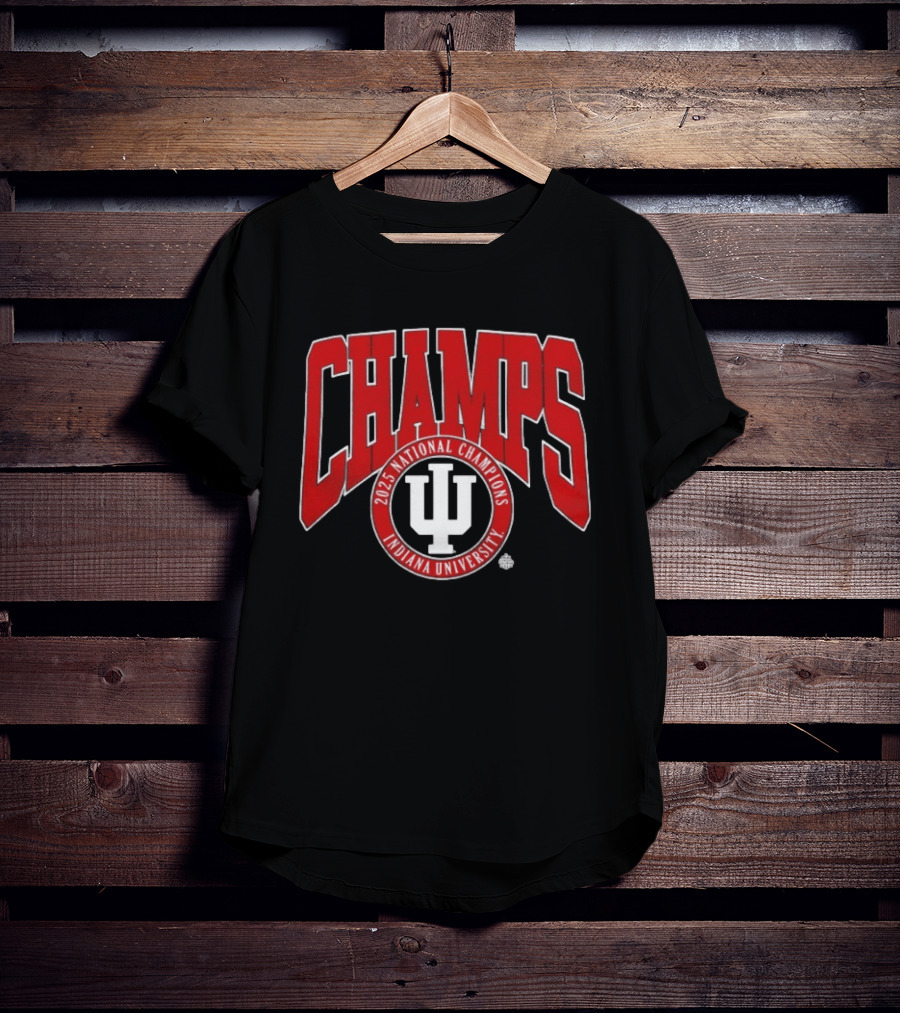 Indiana University 2025 National Champions Champs T-Shirt