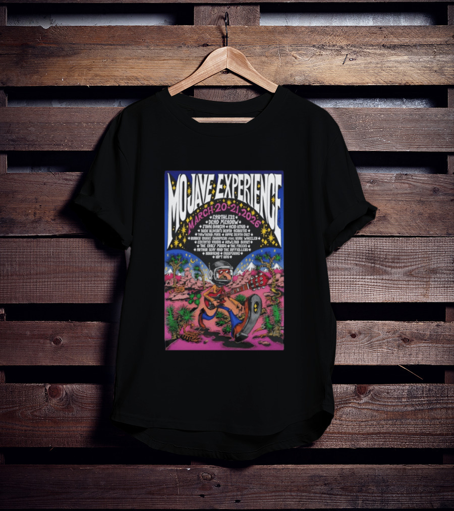 Mojave Experience March 20 21 2026 Lineup Featuring Earthless And Dead Meadow T-Shirt