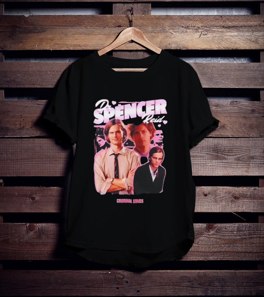 Dr Spencer Reid Criminal Minds Heart T-Shirt