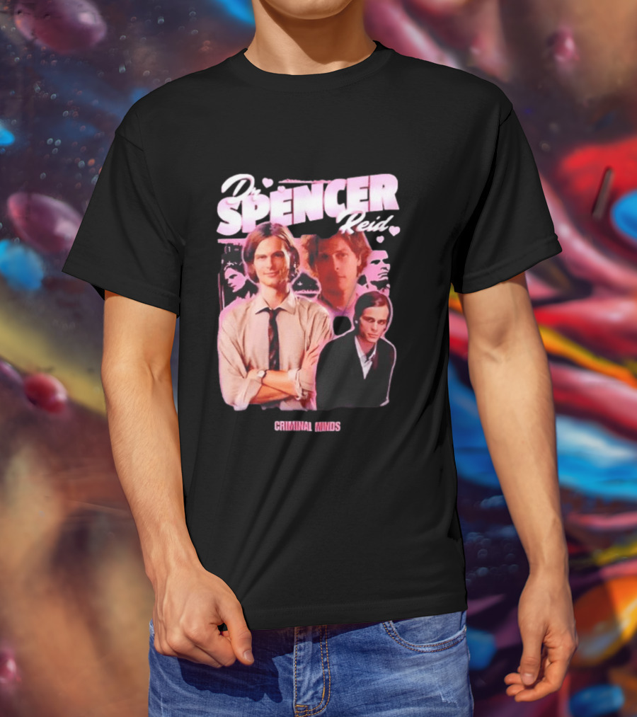 Dr Spencer Reid Criminal Minds Heart T-Shirt