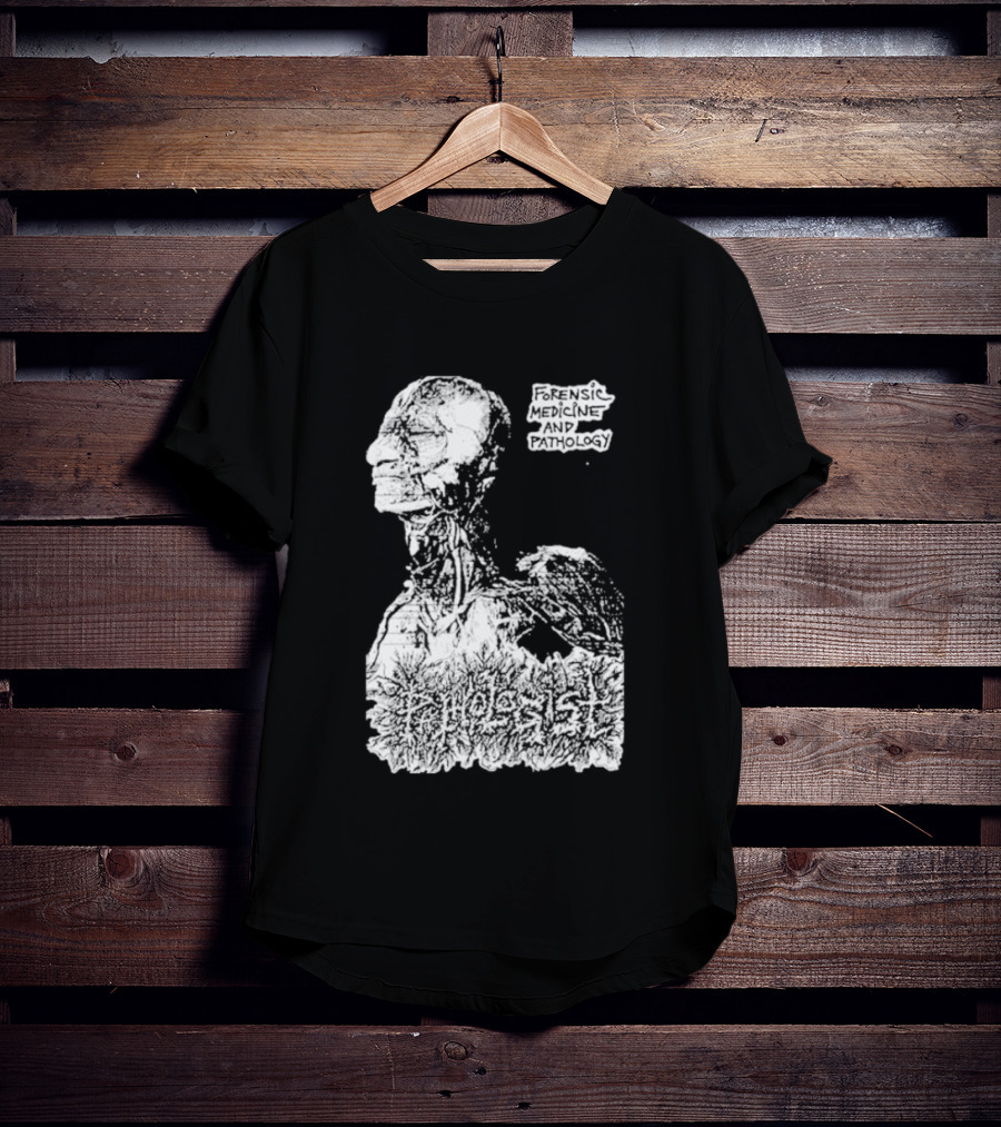 Pathologist Forensic Medicine And Pathology Anatomical Skull And Brain T-Shirt
