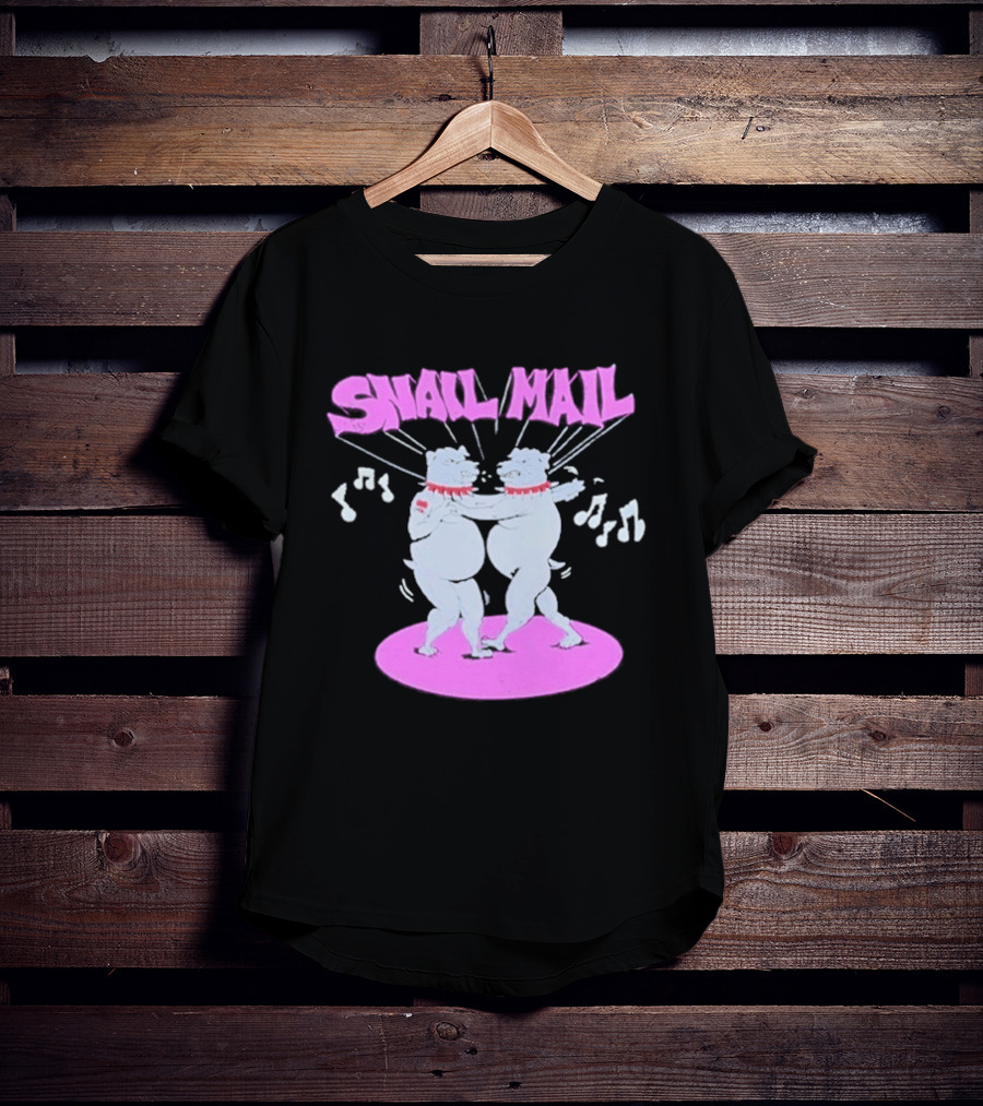 Snail Mail Bulldogs Dance Music Notes Duo T-Shirt