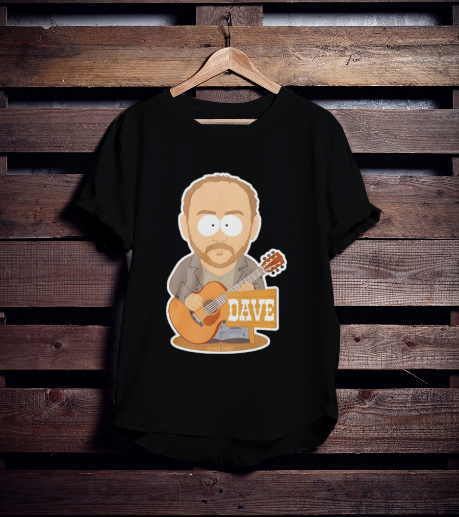 South Park Dave Matthews Band Gorge Crew 2025 Dave Guitar T-Shirt