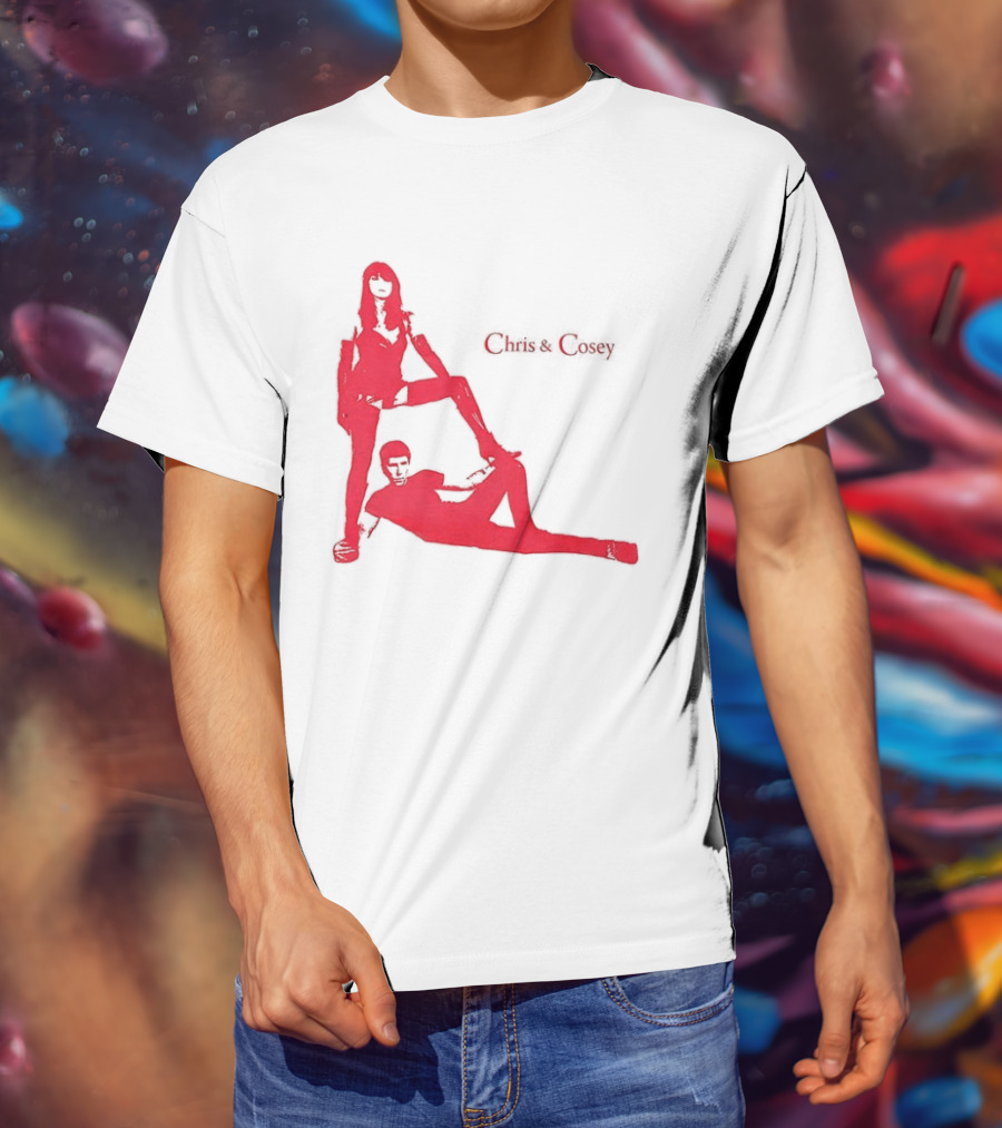 Chris And Cosey Red Silhouette Duo T-Shirt