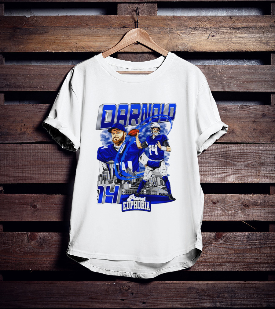 Darnold 14 Seattle Skyline Brand Euphoria T-Shirt