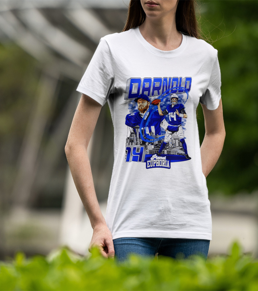 Darnold 14 Seattle Skyline Brand Euphoria T-Shirt