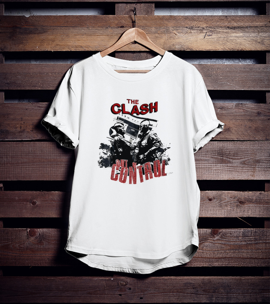 The Clash Out Of Control Riot Scene T-Shirt