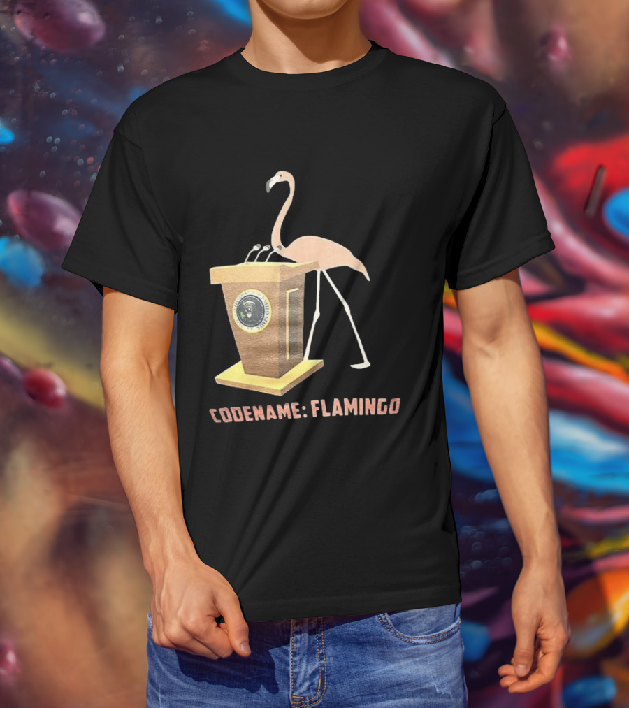 Codename Flamingo Presidential Podium Seal T-Shirt