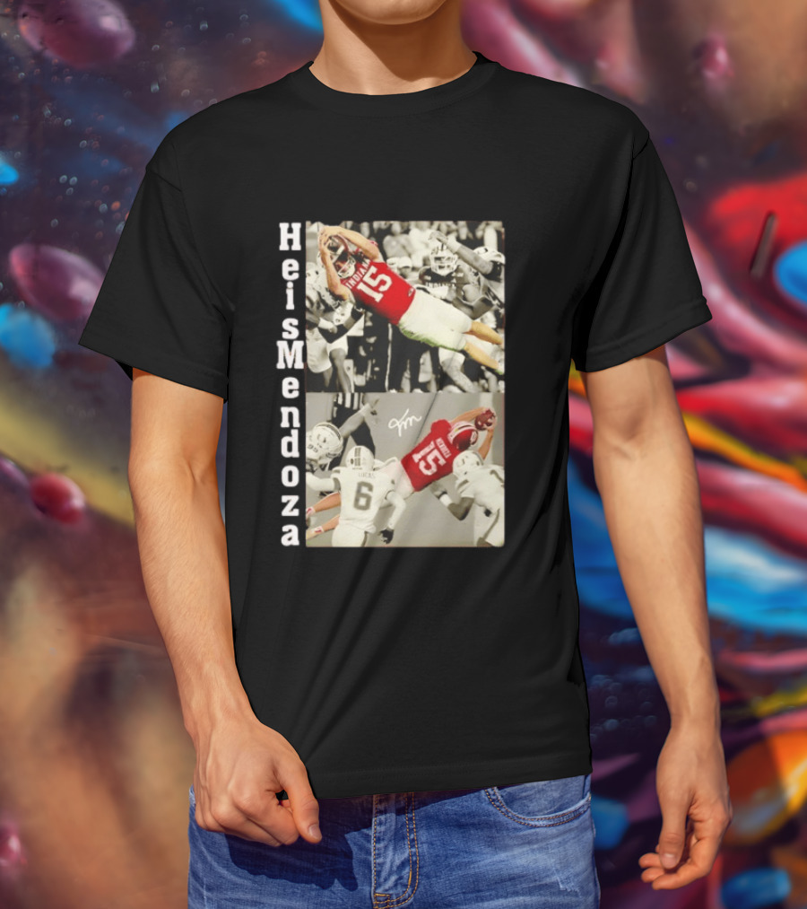 Heisman Mendoza Indiana Football 15 T-Shirt