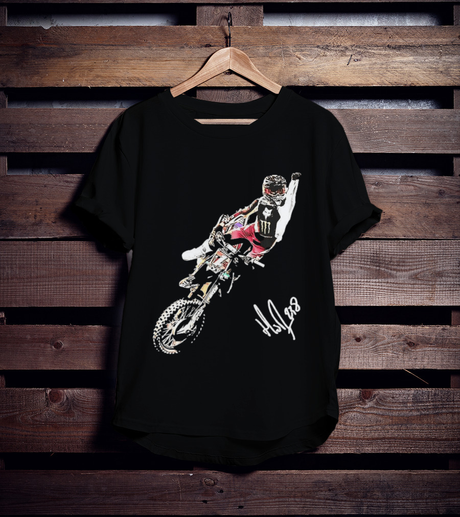Haiden Deegan Motocross Supercross Back To Back Triumph T-Shirt