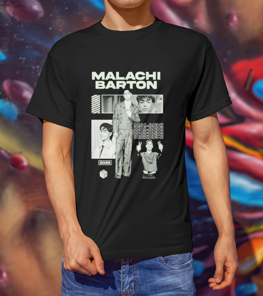 Malachi Barton 2025 Descendants Zombies Worlds Collide Tour Disney T-Shirt