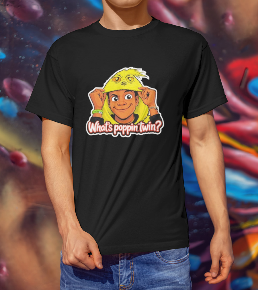 Nick Darnell What's Poppin Twin Grinch T-Shirt