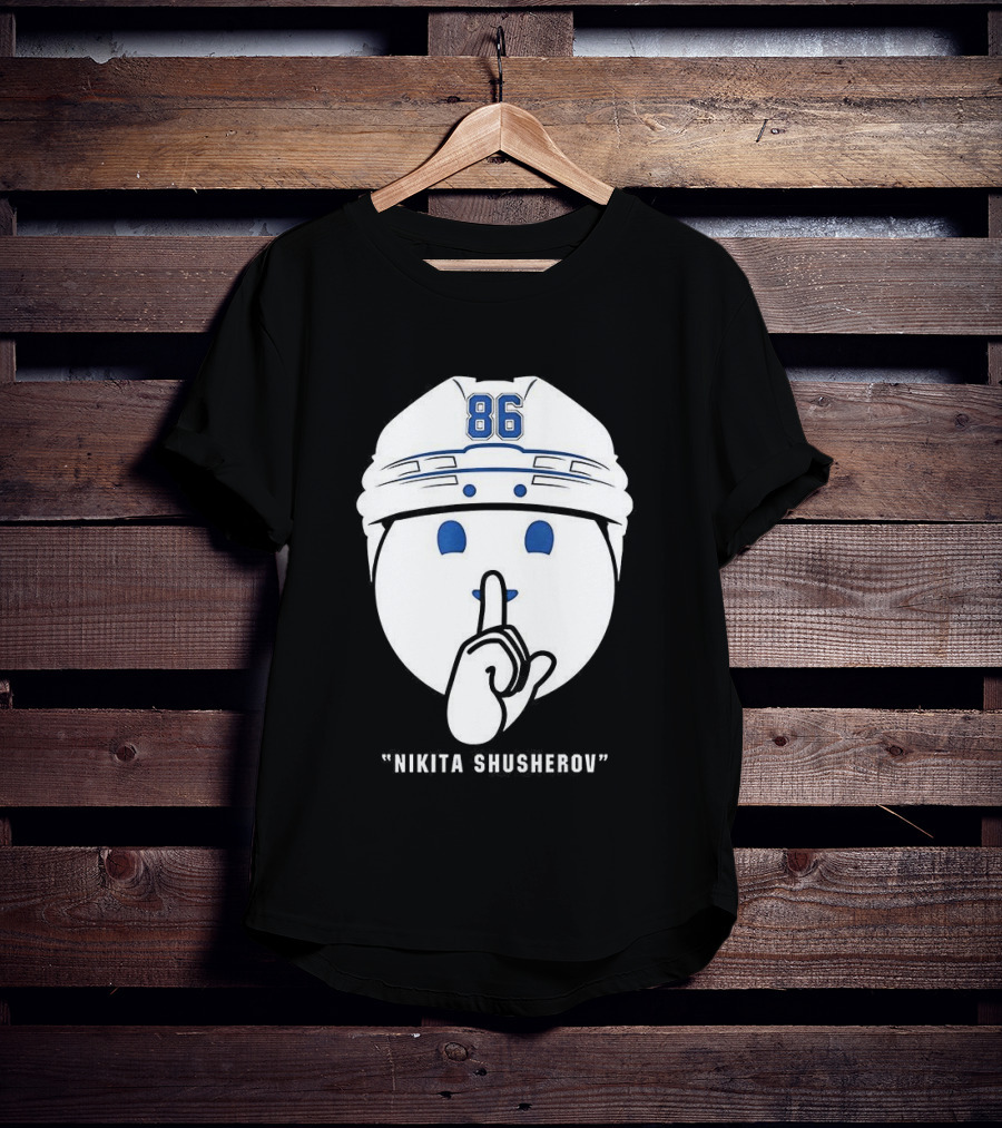Nikita Kucherov 86 Tampa Bay Lightning Shhh Celly T-Shirt