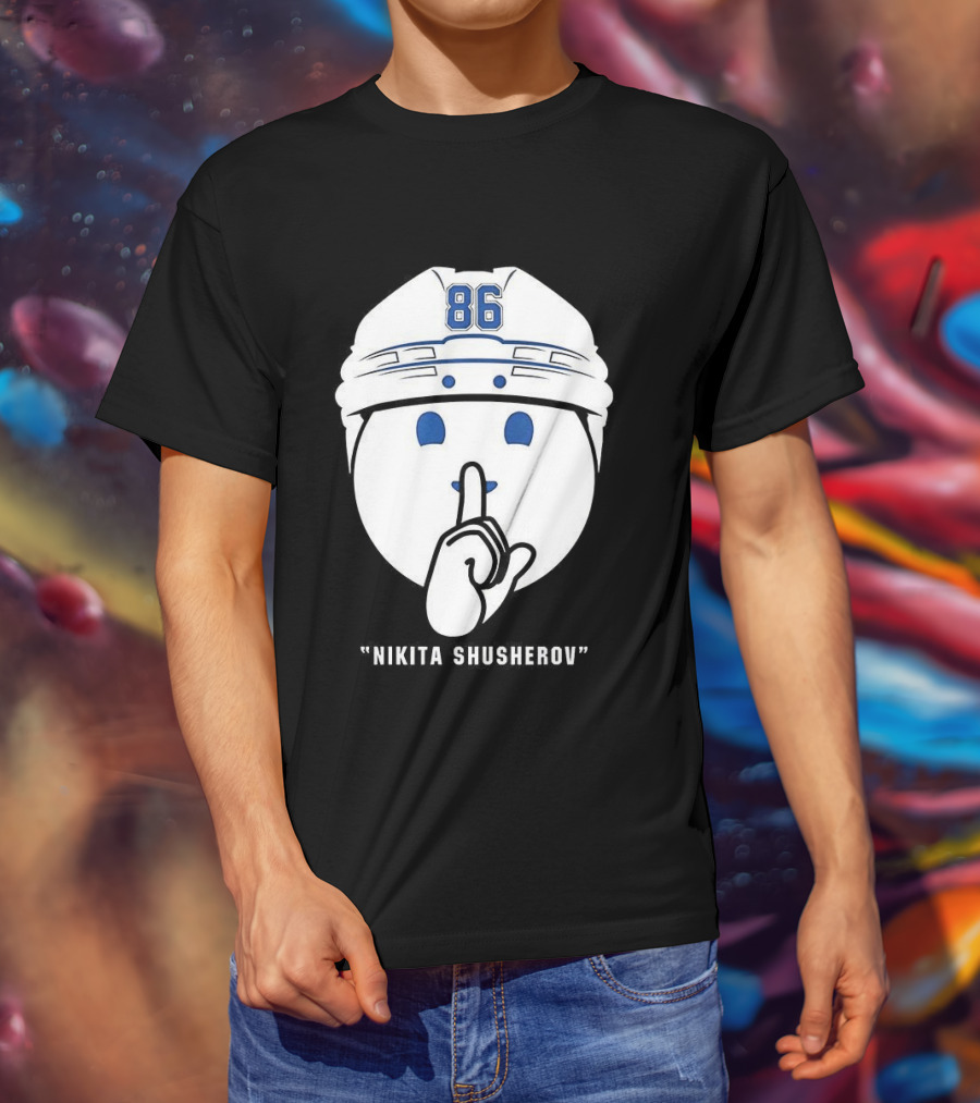 Nikita Kucherov 86 Tampa Bay Lightning Shhh Celly T-Shirt