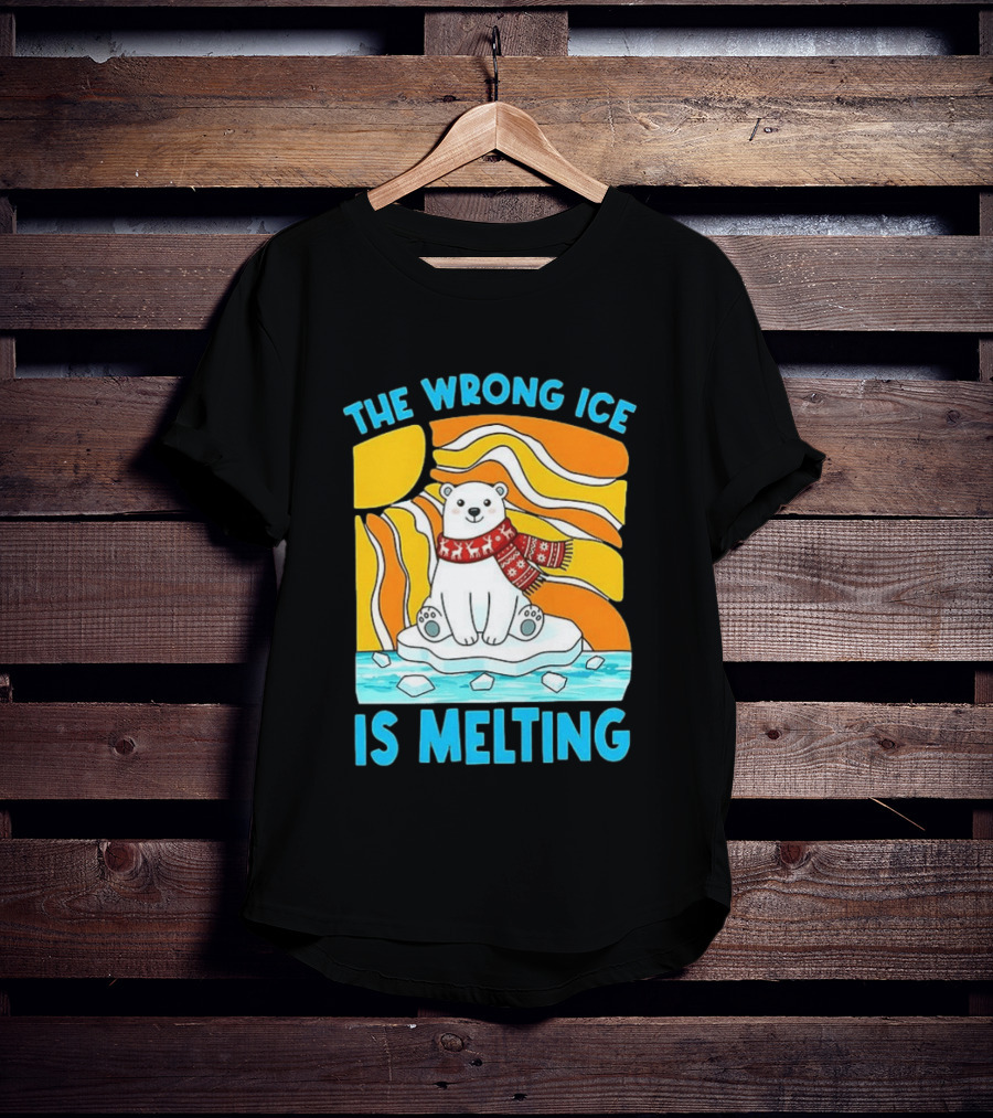 The Wrong Ice Is Melting Polar Bear Abolish ICE T-Shirt