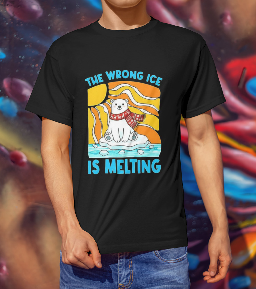 The Wrong Ice Is Melting Polar Bear Abolish ICE T-Shirt