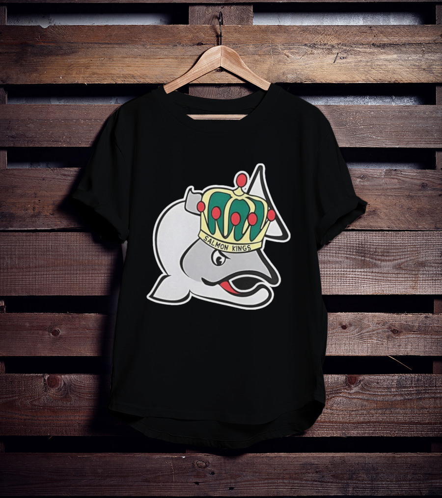 Salmon Kings Crowned Fish Victoria Royals T-Shirt