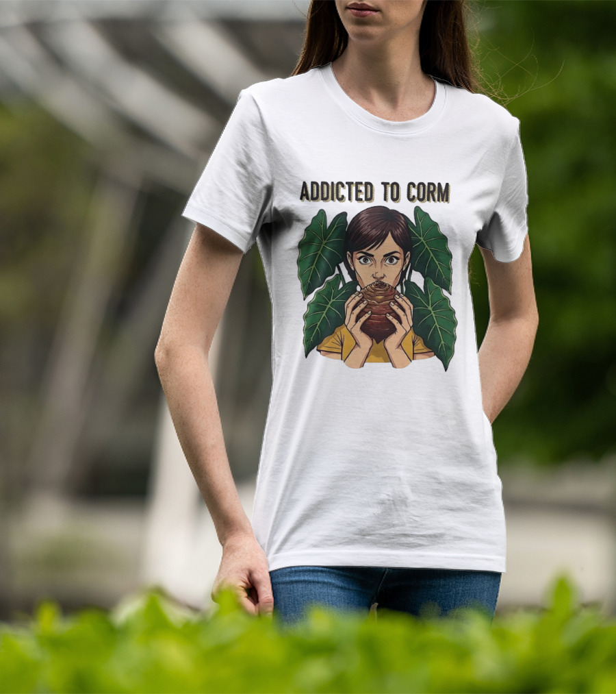Addicted To Corm Leafy Nature T-Shirt