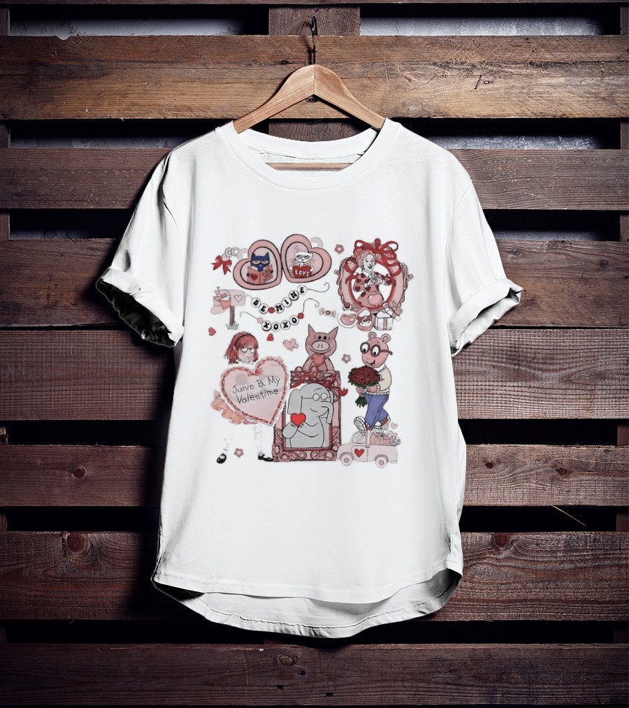 Be Mine XOXO Junie B. Valentine My Valentine Book Club T-Shirt
