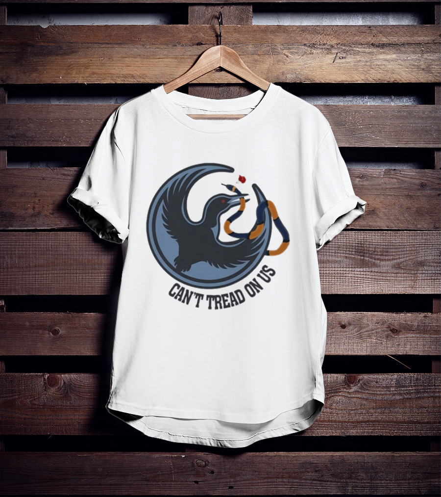 Minnesota Rebel Alliance Can't Tread On Us Bird And Serpent T-Shirt