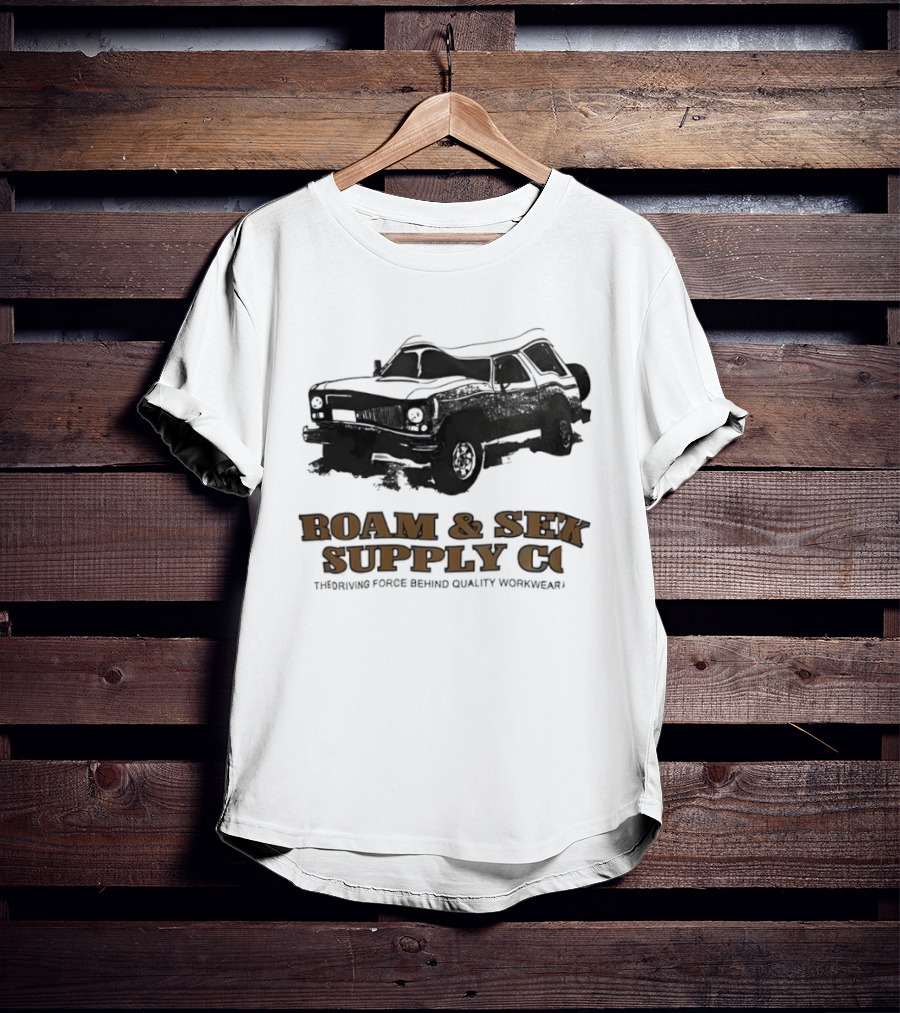 Roam & Sek Supply Co Classic Car Thriving Force Behind Quality Workwear T-Shirt
