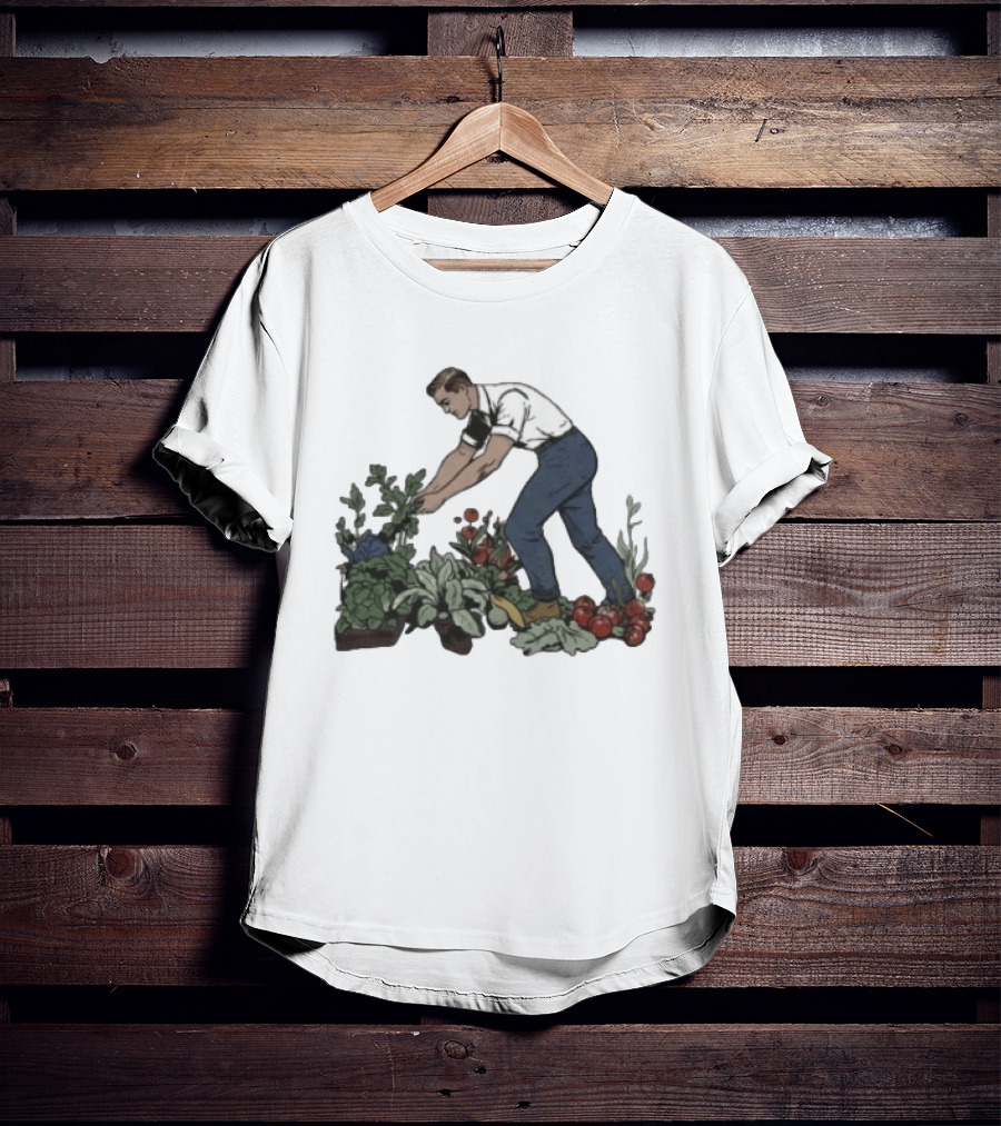 Alexander Skarsgard Gardening Vegetables Scene SNL T-Shirt