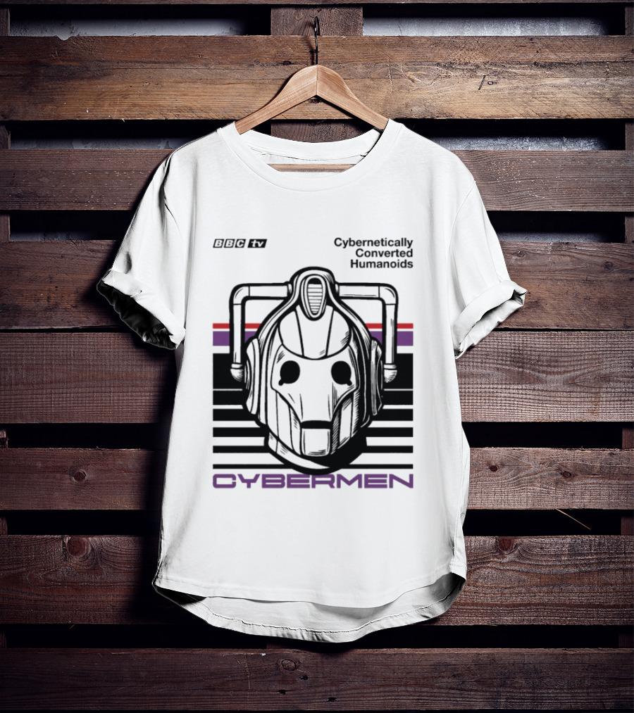 BBC TV Cybermen Cybernetically Converted Humanoids T-Shirt