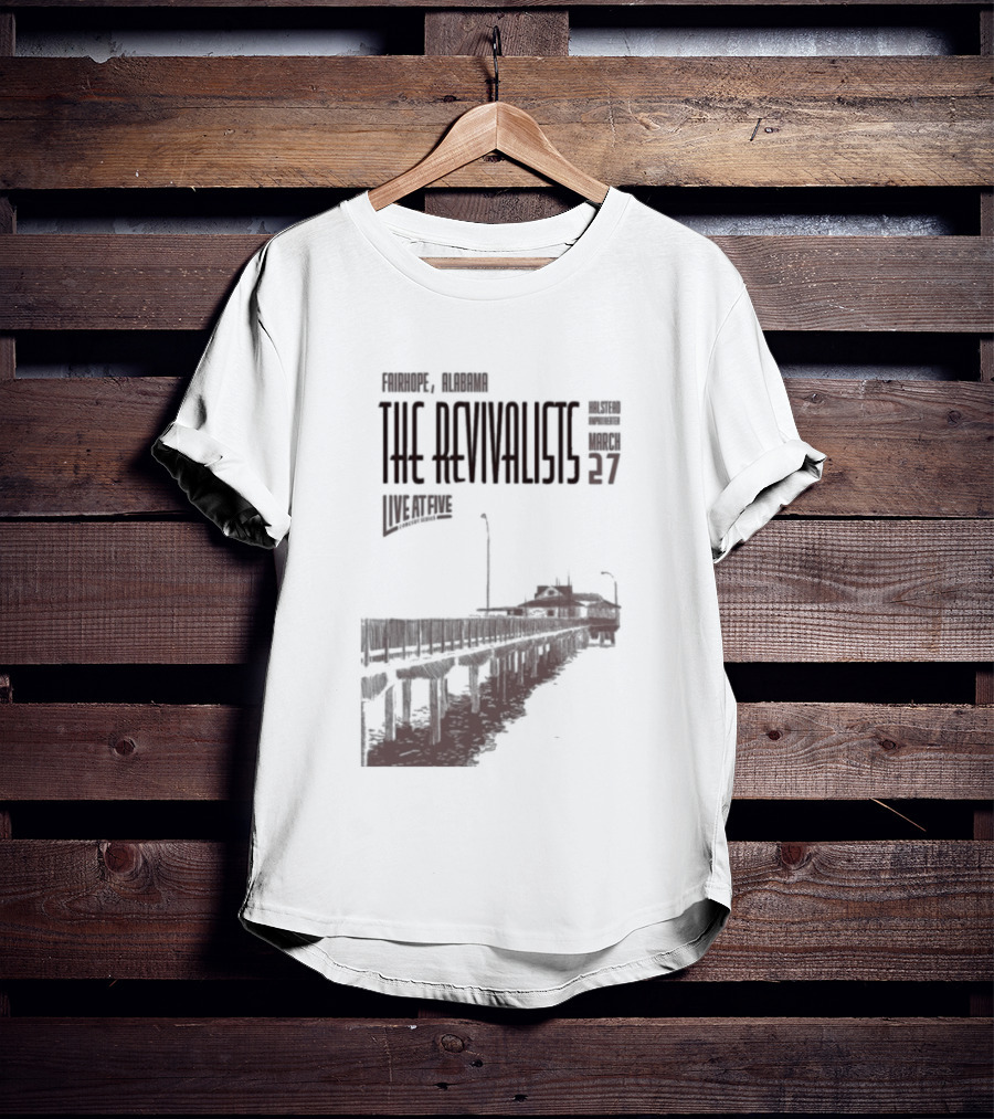 The Revivalists March 27 2026 Fairhope Alabama Steamboat T-Shirt
