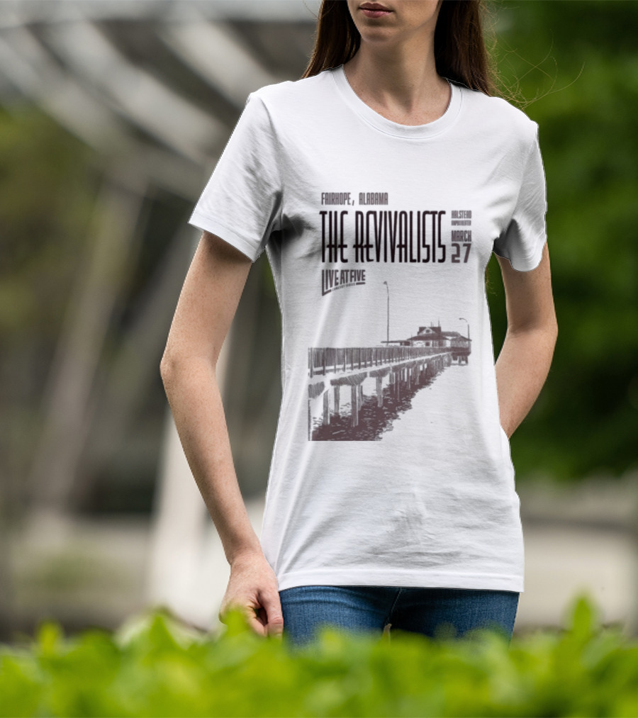 The Revivalists March 27 2026 Fairhope Alabama Steamboat T-Shirt