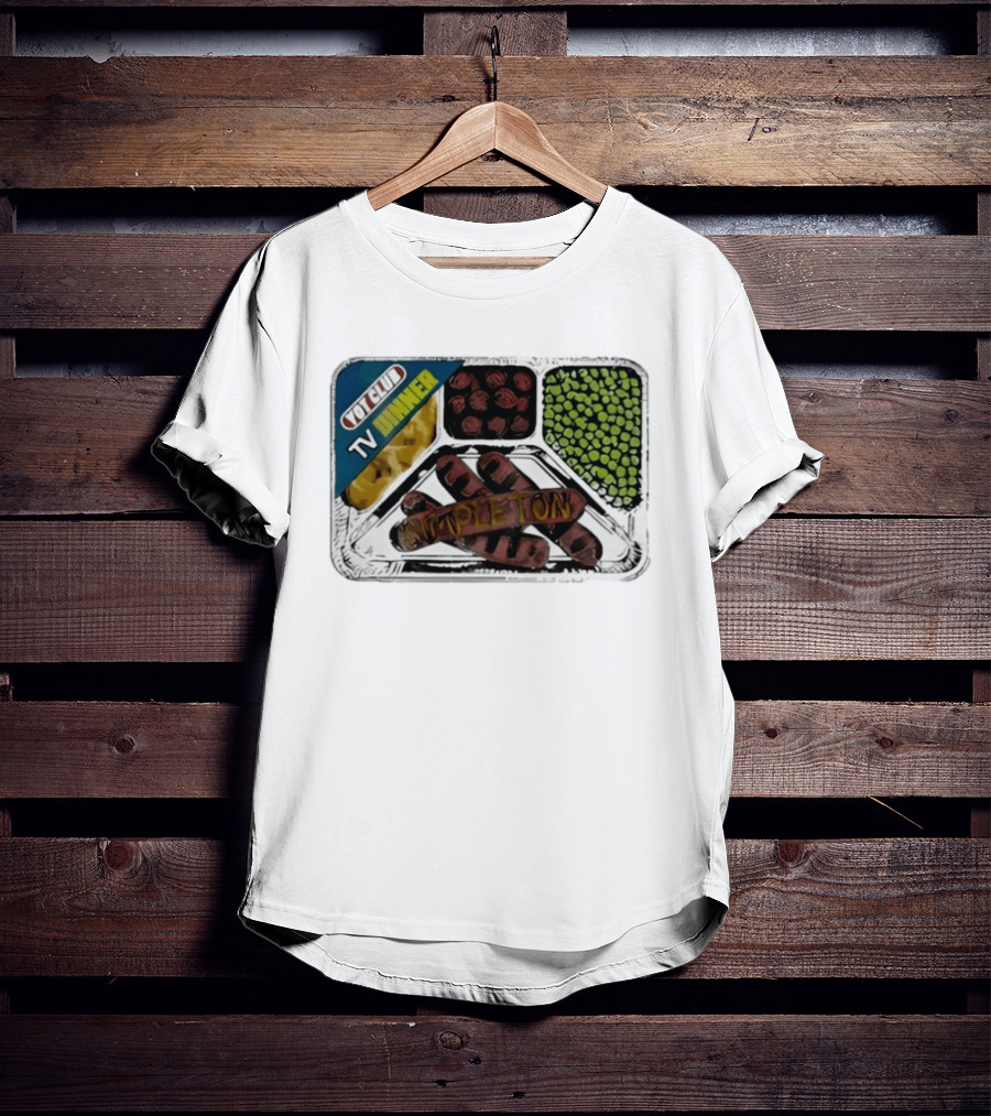 Yot Club TV Dinner Simpleton Retro Tray T-Shirt