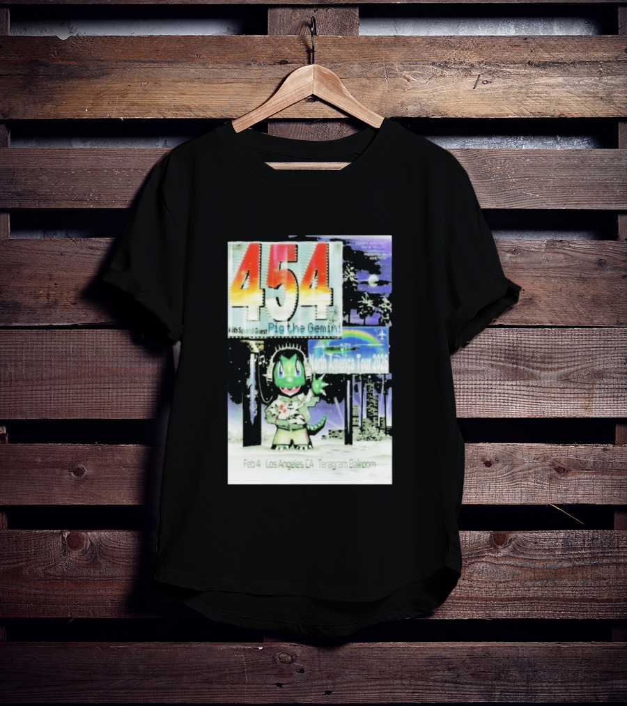 454 Pig The Gemini North America Tour 2026 Los Angeles Teragram Ballroom Feb 4 T-Shirt