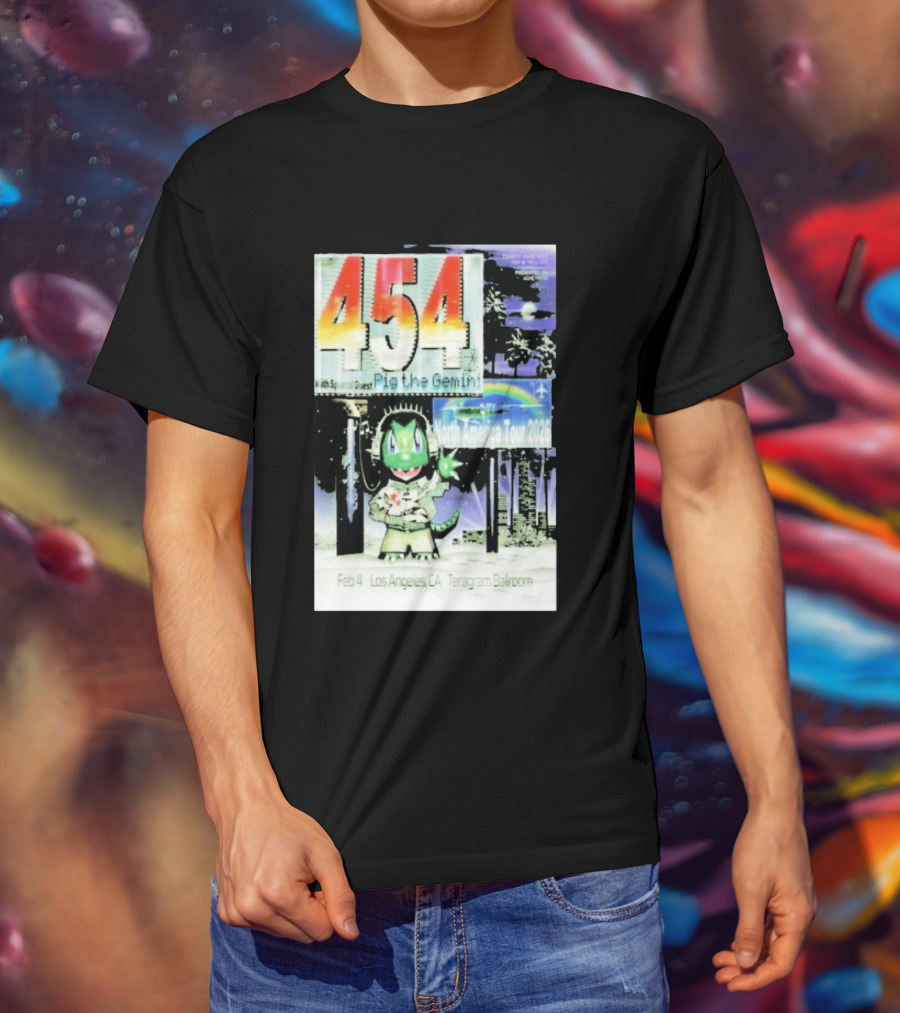 454 Pig The Gemini North America Tour 2026 Los Angeles Teragram Ballroom Feb 4 T-Shirt